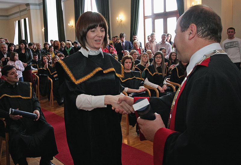 Promocija diplomiranih studenata, 7. ožujka 2009. (foto: Marin Gospić)