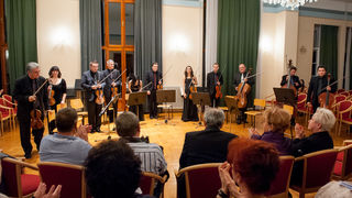 Zagrebački solisti u svečanoj dvorani Sveučilišta u Zadru, foto: Ž. Karavida Zagrebački solisti u svečanoj dvorani Sveučilišta u Zadru, foto: Ž. Karavida