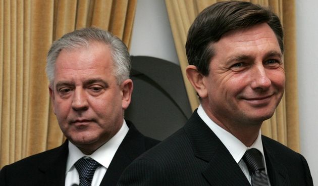 Sanader i Pahor(Foto: Davor Pongracic / CROPIX)