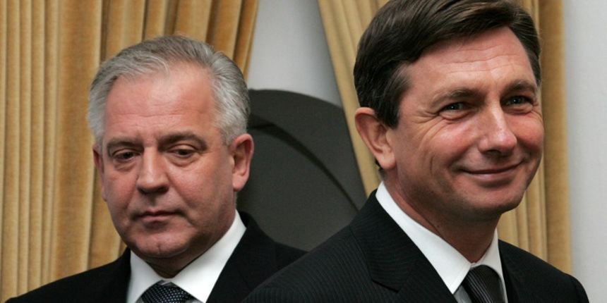 Sanader i Pahor(Foto: Davor Pongracic / CROPIX) Sanader i Pahor(Foto: Davor Pongracic / CROPIX)