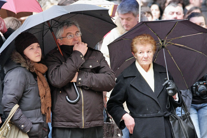 Posljednji ispraćaj nadbiskupa Ivana Prenđe (foto: Marin Gospić)