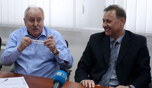 Josip Bilic i Zeljko Draksic. Photo: Goran Stanzl/PIXSELL