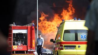 Požar na ŠRC Jelenovac, grad prekriven dimom, zaustavljeni autobusi…