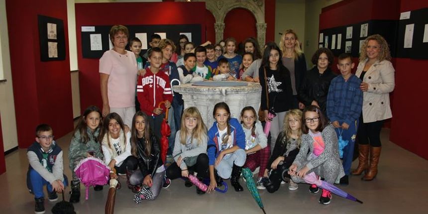 Otvorena izložba učenikih radova ‘Jedna škola-jedan spomenik” Otvorena izložba učenikih radova ‘Jedna škola-jedan spomenik”