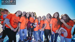 #ZDBT2017: Snimanje Milenijske fotografije košarkaške lopte na Pozdravu suncu #ZDBT2017: Snimanje Milenijske fotografije košarkaške lopte na Pozdravu suncu