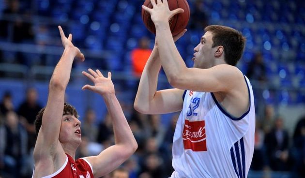 15.04.2014., KC Drazen Petrovic, Zagreb – A-1 liga za prvaka Hrvatske, 05. kolo, KK Cibona – KK Jolly JBS. Marko Arapovic. Photo: Marko Prpic/PIXSELL