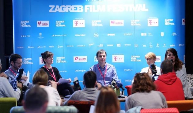 Zagreb – Konferencija za novinare povodom nadolazeceg Zagreb Film Festivala. Boris T. Matic, Hrvoje Laurenta, Selma Mehadzic. Photo: Slavko Midzor/PIXSELL