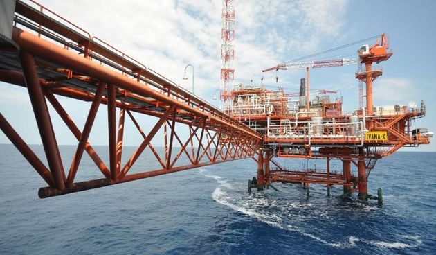 Platforme Ivana A/K su sredisnje ekspotacijske platforme za sva sjevernojadranaska polja. Photo: Dusko Marusic/PIXSELL