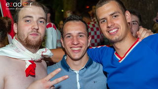 Zadar je gorio: Velika fešta nakon plasmana Vatrenih u finale Svjetskog prvenstva