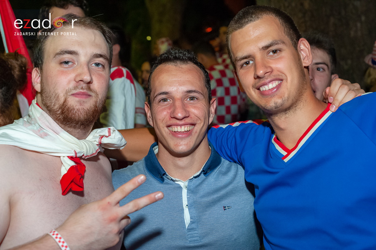 Zadar je gorio: Velika fešta nakon plasmana Vatrenih u finale Svjetskog prvenstva