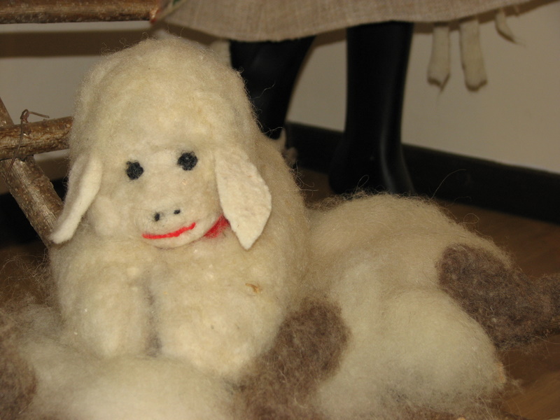 Crna ovca u Baški na otoku Krku Crna ovca u Baški na otoku Krku