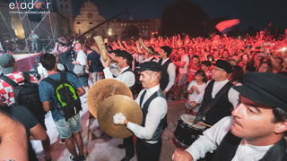 Zadar priredio čudesan doček svojim Vatrenim herojima (1)