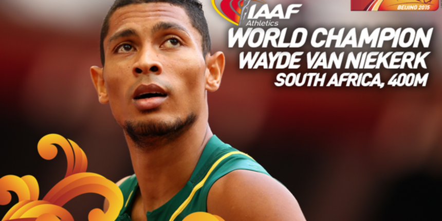 Wayde Van Niekerk, foto: twitter Wayde Van Niekerk, foto: twitter