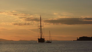 Čudesni zalazak sunca u Zadru 26. kolovoza 2012.