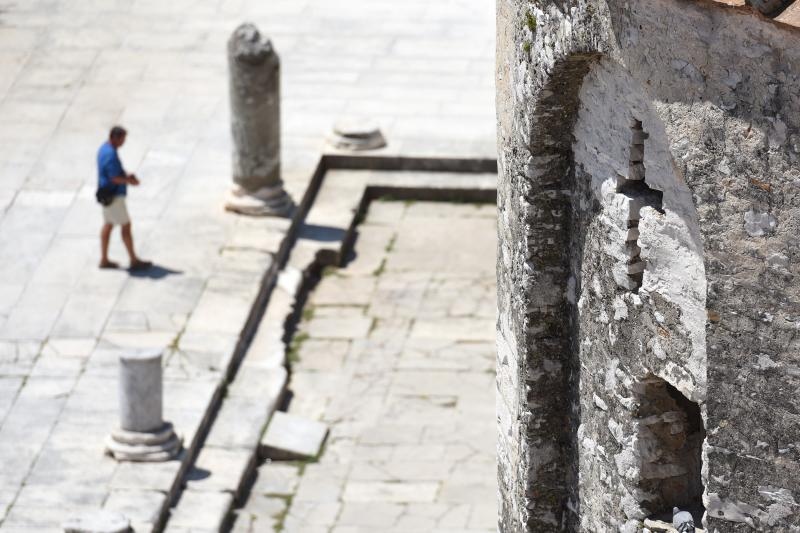 Pogled sa zvonika zadarske katedrale sv. Stošije, Foto: Dino Stanin/PIXSELL