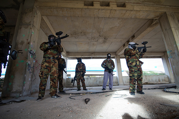 Paintball u Gaženici, 22. siječnja 2012. (foto:Saša Čuka)