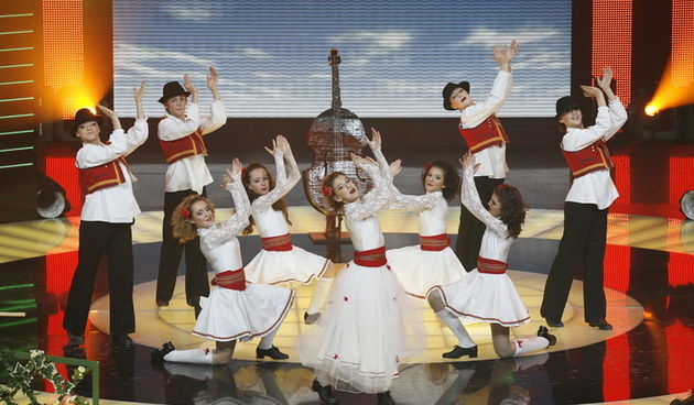 Zagreb, 191110. 
Studio 2 Jadran filma, Oporovecka 12.
Treca polufinalna emisija Supertalent showa Nove TV. 
Na slici: Step by step juniors.
Foto: Nina Djurdjevic / CROPIX