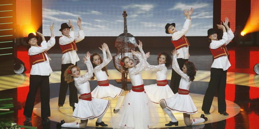 Zagreb, 191110. 
Studio 2 Jadran filma, Oporovecka 12.
Treca polufinalna emisija Supertalent showa Nove TV. 
Na slici: Step by step juniors.
Foto: Nina Djurdjevic / CROPIX