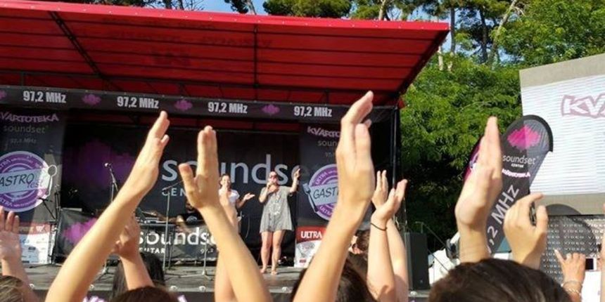 Kvartoteka, plaža Kolovare, Soundset Centar radio