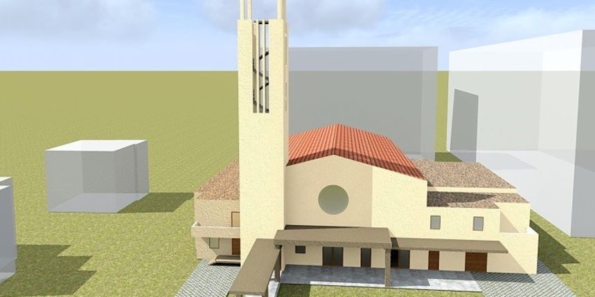 Budući izgled crkve bl. Alojzija Stepinca na Bilom Brigu Budući izgled crkve bl. Alojzija Stepinca na Bilom Brigu