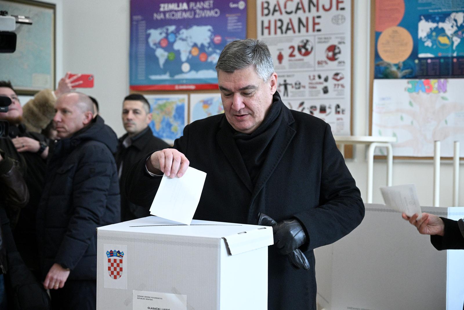 Zoran Milanović glasovao je u drugom krugu predsjedničkih izbora