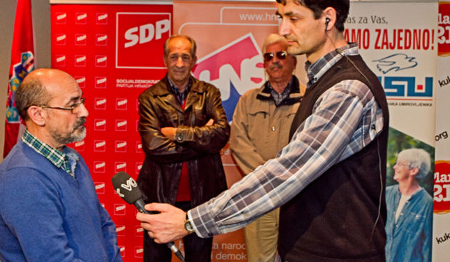 U izbornim stožerima Kukuriku koalicije i HDZ-a, Foto: Leo Banić