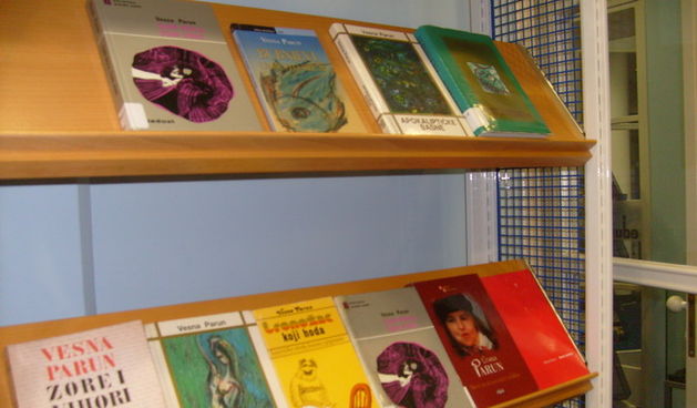 Djela Vesne Parun u knjižnici