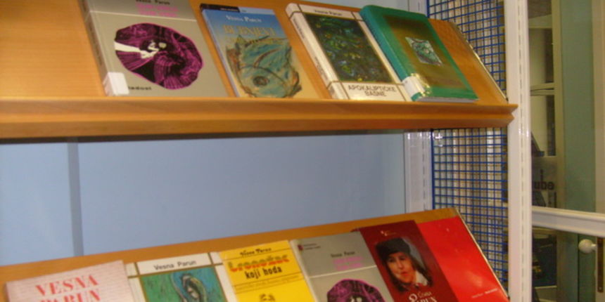 Djela Vesne Parun u knjižnici