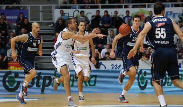 30.11.2013., dvorana Kresimira Cosica, Zadar – ABA liga, 10. kolo, KK Zadar – HKK Siroki. Toni Dijan. Photo: Filip Brala/PIXSELL