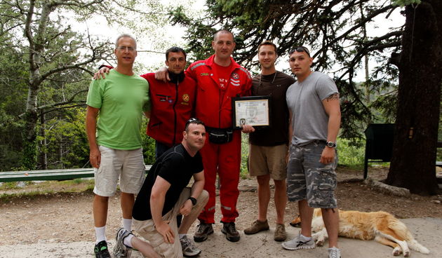 Članovi 173rd Airborne brigade combat team u posjeti zadarskom HGSS-u