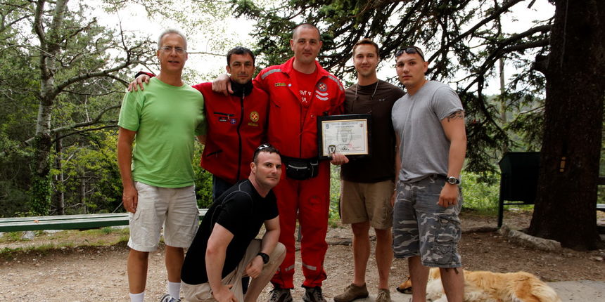 Članovi 173rd Airborne brigade combat team u posjeti zadarskom HGSS-u