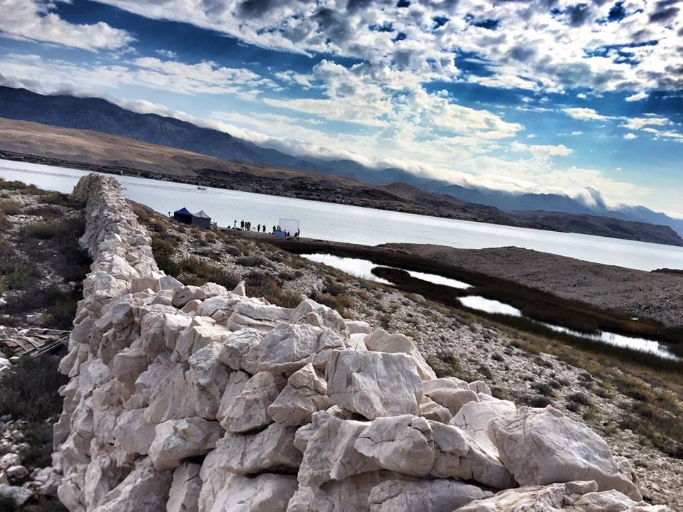 Atmosfera na snimanju reklame na Pagu