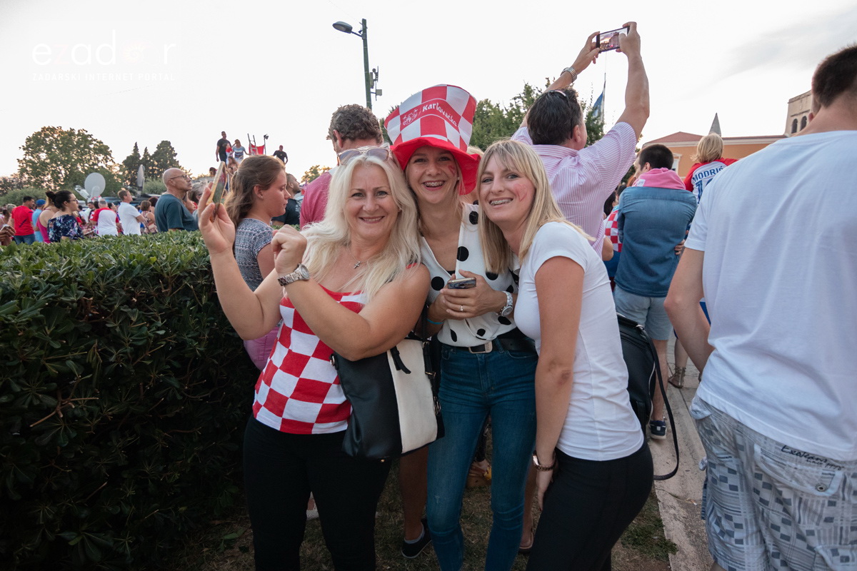 Veličanstven doček četvorice zadarskih Vatrenih