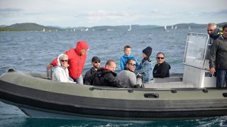 Ministra Hajdaša Dončića i posadu spašavali iz prevrnutog broda na regati Latinsko idro, Photo: Duško Jaramaz/PIXSELL