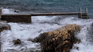 Jugo na Punti Bajlo 17. siječnja 2014.  Foto: Roberto Lerga