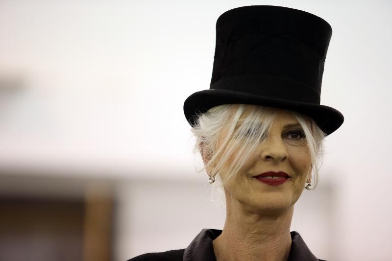 U sklopu tribine Moda osamdesetih – modni laboratorij za 21. stoljece odrzana odrzana modna revija Avangardna moda osamdesetih. Zvoncica Vuckovic. Photo: Robert Anic/PIXSELL