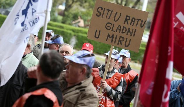 Radnici Adriadiesela razočarani napustili Zagreb, foto: pixsell.hr