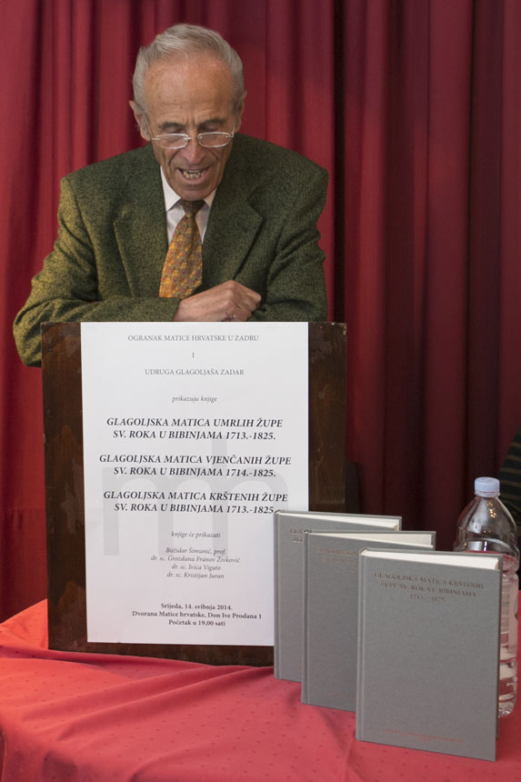 Matica Hrvatska: Predstavljanje Glagoljskih matičnih knjiga Bibinja, foto: Leo Banic