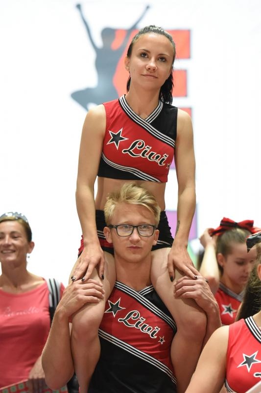 Zadar – U dvorani Krese Cosica na Visnjiku otvoreno je Europsko prvenstvo navijacica “European cheerleading championships 2015”. Danas i sutra svoje ce plesno akrobatske vjestine pokazati vise od 1500 natjecateljica. Photo: Dino Stanin/PIXSELL Zadar – U dvorani Krese Cosica na Visnjiku otvoreno je Europsko prvenstvo navijacica “European cheerleading championships 2015”. Danas i sutra svoje ce plesno akrobatske vjestine pokazati vise od 1500 natjecateljica. Photo: Dino Stanin/PIXSELL