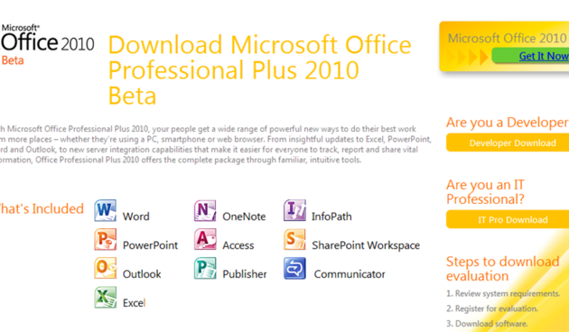 Microsoft Office 2010 foto – Microsoft