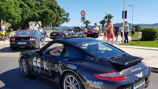 Pink Wing, jedinstvena gastro-turistička karavana luksuznih automobila gostovala je u Zadru na Pozdravu suncu. Foto: Mladen Malik