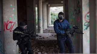 Paintball u Gaženici, 22. siječnja 2012. (foto:Saša Čuka)