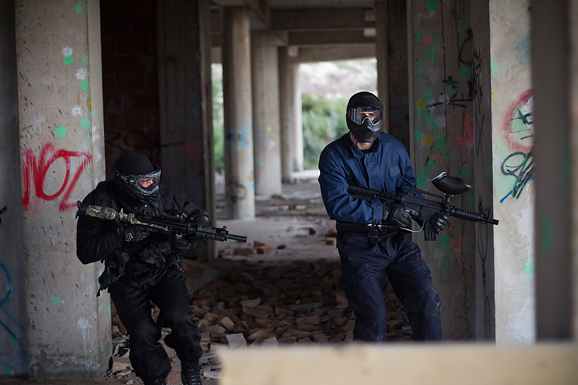 Paintball u Gaženici, 22. siječnja 2012. (foto:Saša Čuka)