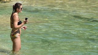 Rješenje za osvježenje: Kupanje u ledenoj rijeci Krki u NP Krka. Photo: Hrvoje Jelavić/PIXSELL