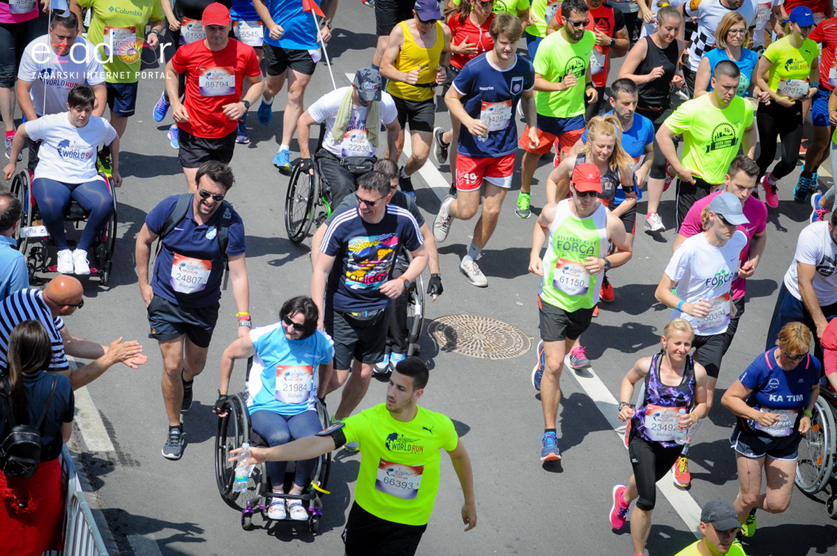 Start utrke Wings for Life World Run Zadar 2018.