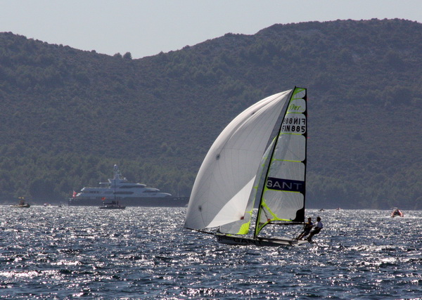 EP klase 49er, Prvi dan natjecanja 31. kolovoza 2009, Foto; Mladen Malik EP klase 49er, Prvi dan natjecanja 31. kolovoza 2009, Foto; Mladen Malik