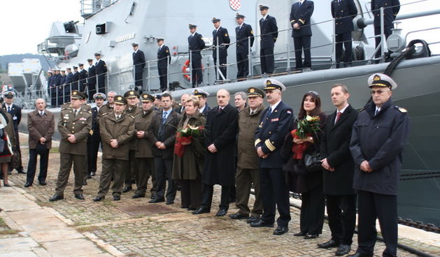 Svečanost imenovanja raketnih topovnjača Vukovar i Dubrovnik