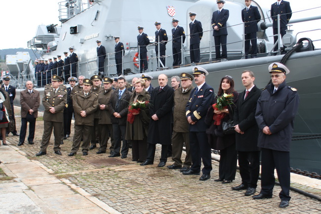 Svečanost imenovanja raketnih topovnjača Vukovar i Dubrovnik