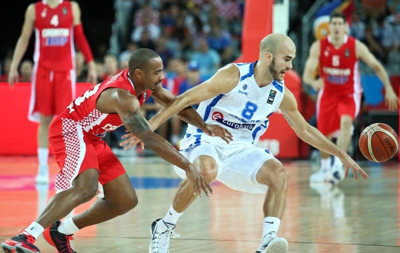 06.09.2015., Arena Zagreb, Zagreb – EuroBasket 2015., skupina C, 02. kolo, Grcka – Hrvatska. Foto: PIXSELL 06.09.2015., Arena Zagreb, Zagreb – EuroBasket 2015., skupina C, 02. kolo, Grcka – Hrvatska. Foto: PIXSELL