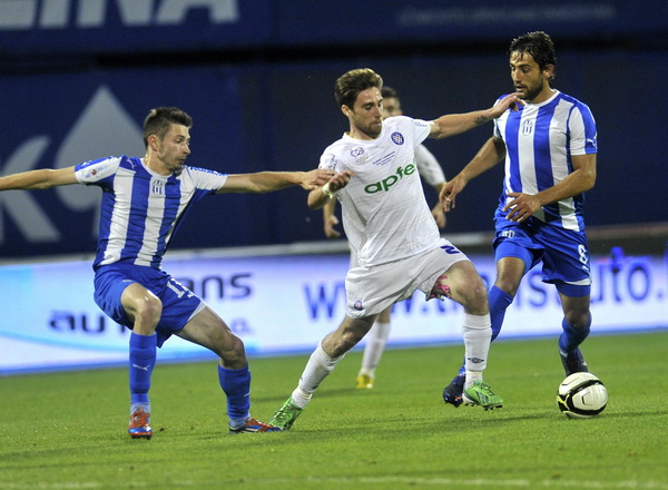 Zagreb, 220513.
Stadion Maksimir.
Uzvratna utakmica 22. finala Hrvatskog nogometnog kupa, Lokomotiva – Hajduk.
Na fotografiji: Dino Mikanovic (haj).
Foto: Srdjan Vrancic / CROPIX Zagreb, 220513.
Stadion Maksimir.
Uzvratna utakmica 22. finala Hrvatskog nogometnog kupa, Lokomotiva – Hajduk.
Na fotografiji: Dino Mikanovic (haj).
Foto: Srdjan Vrancic / CROPIX